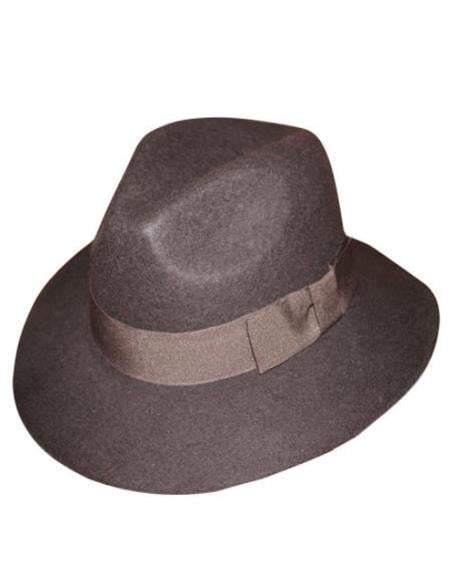 1930s Mens Hats For Sale - 1930s Fedora Brown