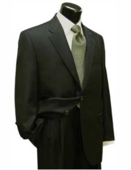 48 Short Suit - Mens Olive Green Suits 48s