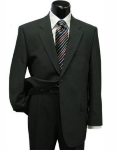 48 Short Suit - Mens Black Suits 48s