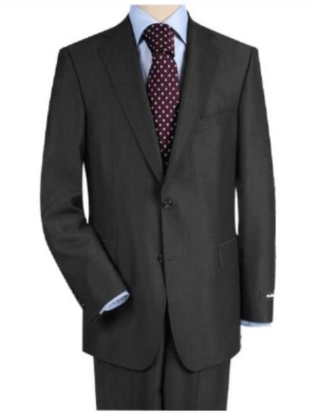 Mens 36 Long Suit - Size 36L Charcoal Gray Suit