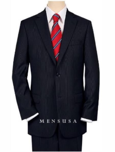 48 Short Suit - Mens Navy Blue Suits 48s