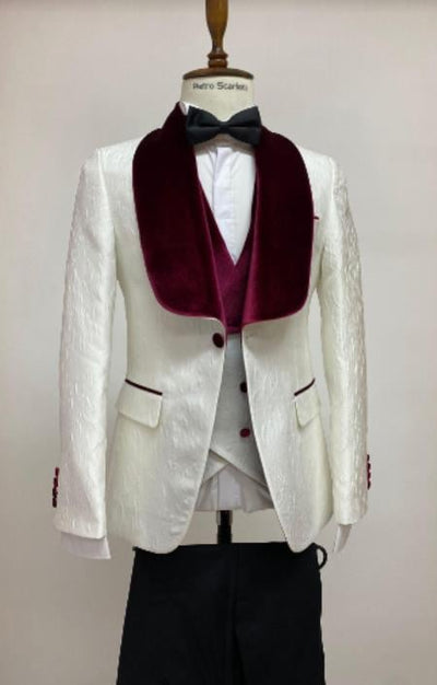 Burgundy Tuxedo