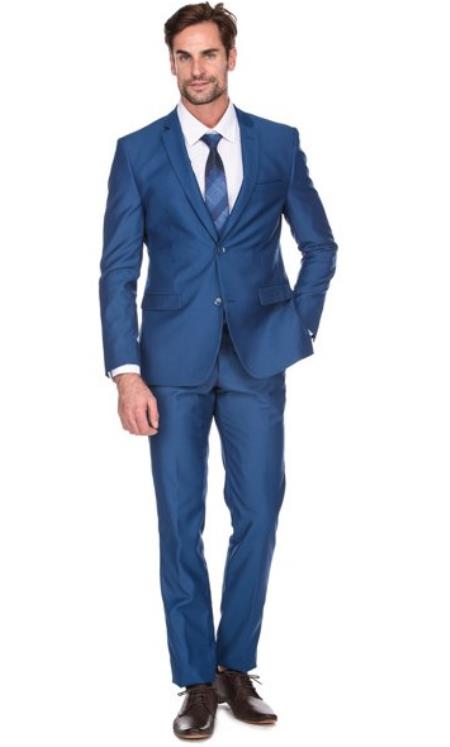 Mens Suits Los Angeles Why Rent To Setup The Group - Call: 3104300939 Slim Fit Suits - Prom 2026 Suits - Royal Blue 2 Button Groomsmen Suit