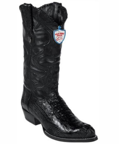 Botas De Cocodrilo Negras