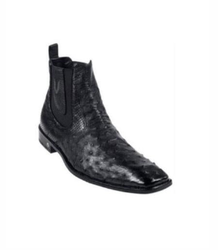 Botas De Cocodrilo Negras
