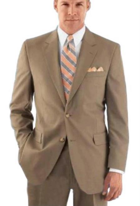 46r Suit Size - "Tan ~ Beige" Mens Suits 46r