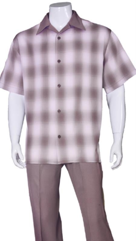 Mens Walking Suit Burgundy