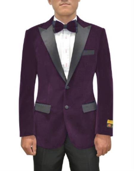 Mens Prom 2026 Blazer - Eggplant Blazer For Homecoming