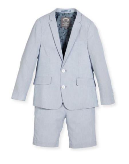 Mens Light Blue Summer Suit - Light Blue Wedding Suit