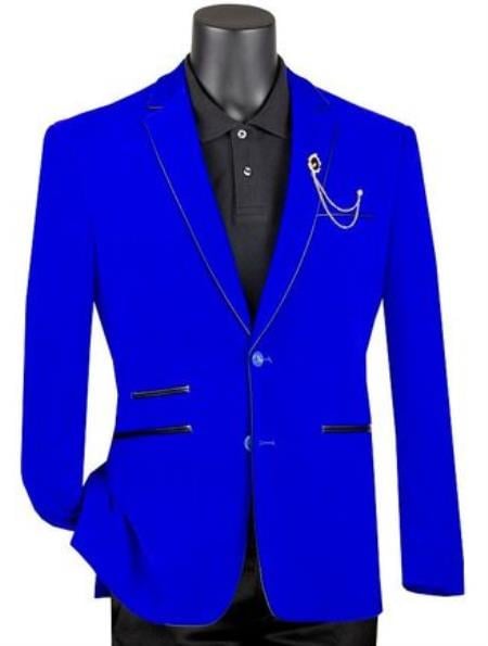 Mens Prom 2026 Party Jacket Royal Slim Fit