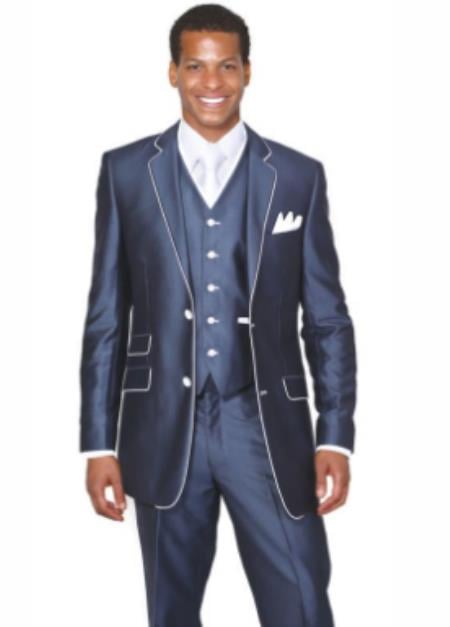 Trajes Azules Para Hombres