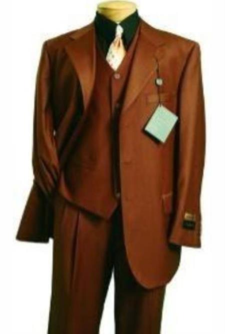 Traje Cafe Hombre - Traje Color Cafe