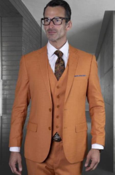 Traje Cafe Hombre - Traje Color Cafe