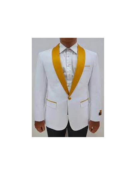 White and Gold Suit