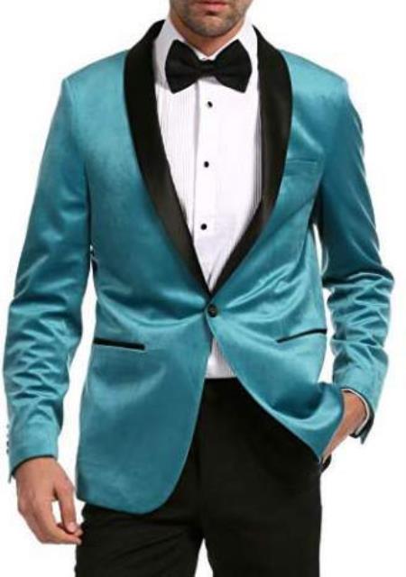 Teal Tuxedo - Teal Prom Suits - Teal Prom 2026 Tuxedos Jacket