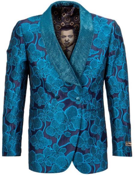 Teal Tuxedo - Teal Prom Suits - Teal Prom 2026 Tuxedos Jacket