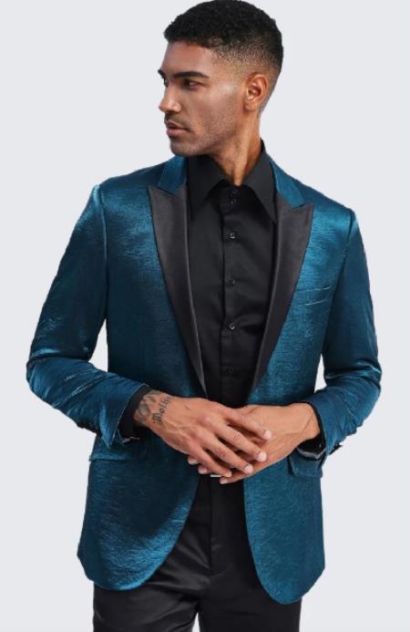Teal Tuxedo - Teal Prom Suits - Teal Prom 2026 Tuxedos Jacket