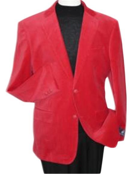 Holiday Blazer - Christmas Sport Coat - Red Blazer