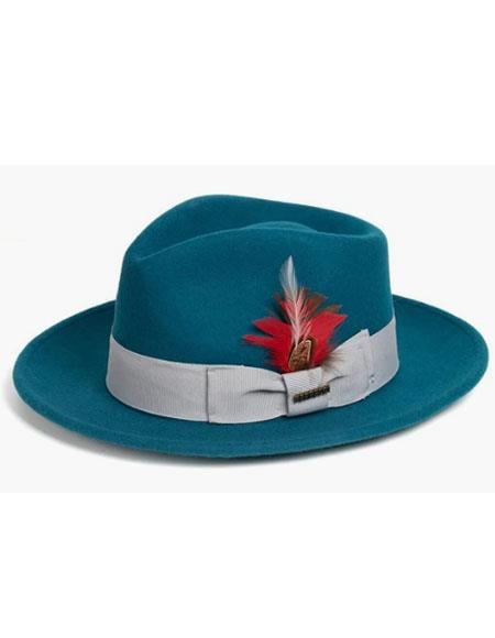 Mens Hat - Acid Blue