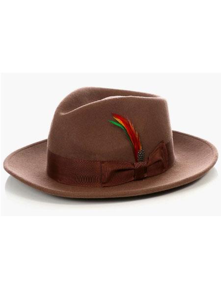 Mens Hat - Brown