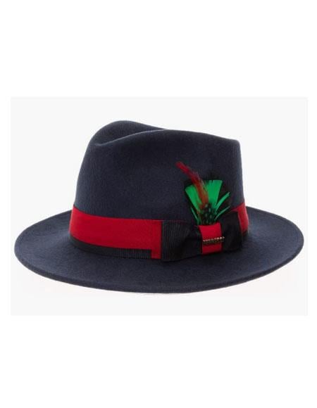 Mens Hat - Navy Red