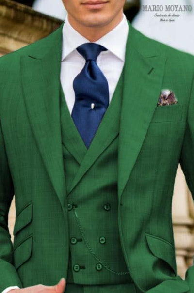 Green Groomsmen Suits