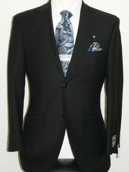 Mens Lightweight Suit - Summer Dress Suits Black
