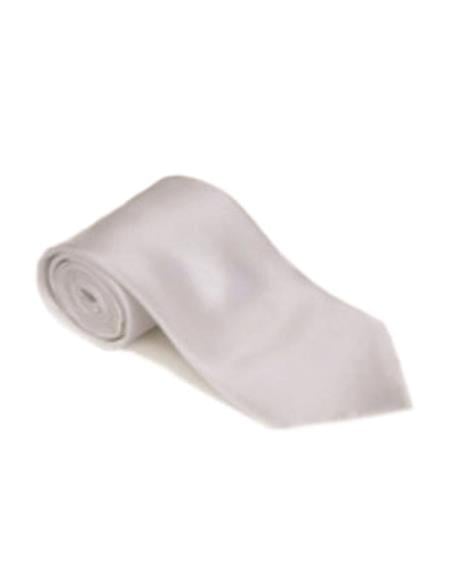 Corbatas Para Hombres - White Tie