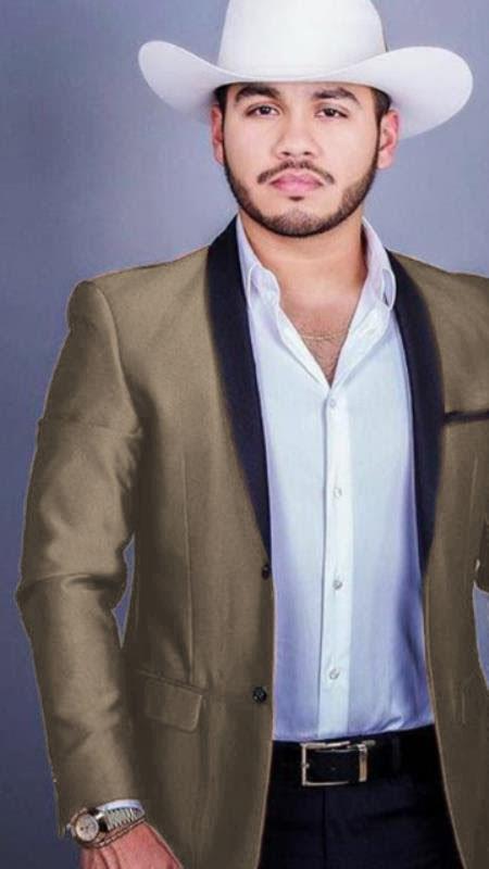 Tan Cowboy Wedding Tuxedo