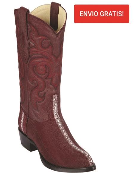 Botas Vaqueras para Hombre de Piel de Mantarraya Perla Completa Premium