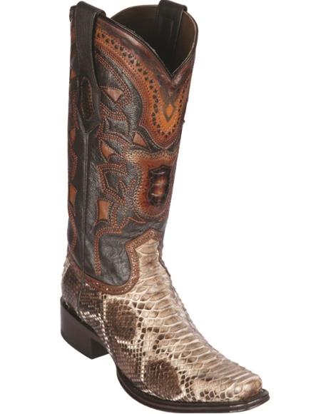 Botas Vaqueras para Hombre de Piel de PitÃ³n Original Premium