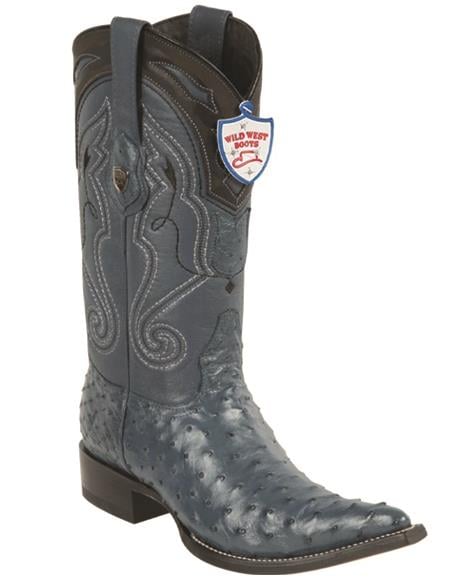 Botas Vaqueras para Hombre de Piel de Avestruz Completa Original Premium