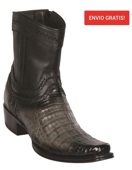 Botin Vaquero para Hombre de Piel de Panza de Cocodrilo - Caiman Original
