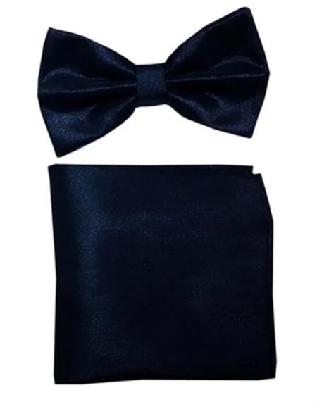 Mens Formal - Wedding Bowtie - Prom 2026 Midnight Blue Bowtie