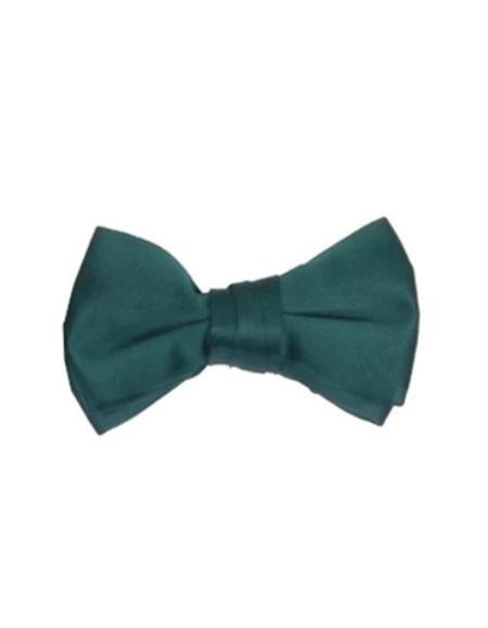 Mens Formal - Wedding Bowtie - Prom 2026 Hunter Green Bowtie