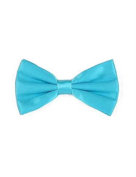 Mens Formal - Wedding Bowtie - Prom 2026 Turquoise Bowtie