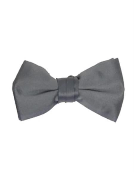 Mens Formal - Wedding Bowtie - Prom 2026 Charcoal Grey Bowtie