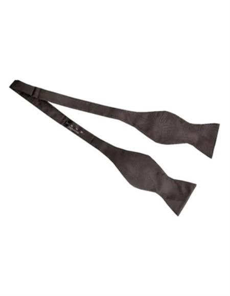 Mens Formal - Wedding Bowtie - Prom 2026 Charcoal Bowtie