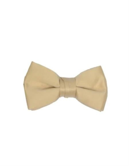 Mens Formal - Wedding Bowtie - Prom 2025 Beige Bowtie
