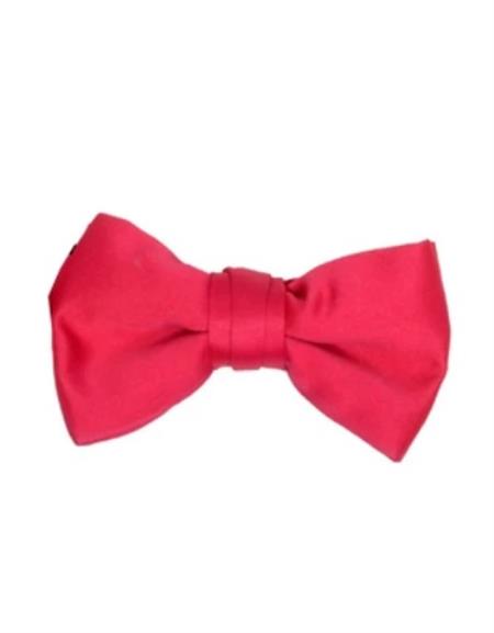 Mens Formal - Wedding Bowtie - Prom 2026 Fuchsia Bowtie