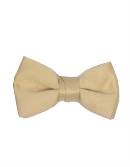 Mens Formal - Wedding Bowtie - Prom 2026 Stone Pre-Tied Bowtie