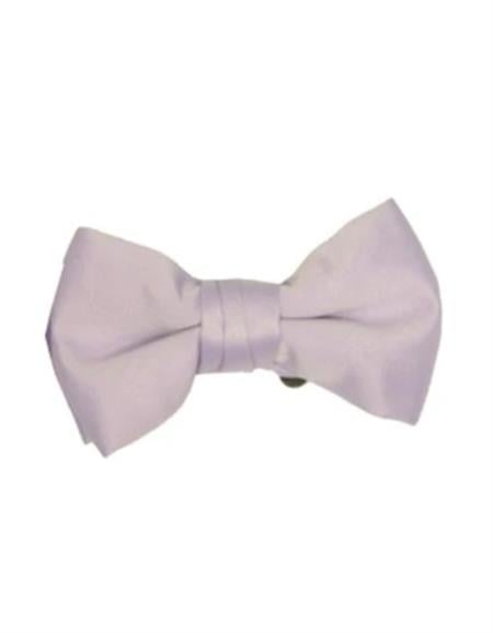 Mens Formal - Wedding Bowtie - Prom 2025 Lilac Pre-Tied Bowtie
