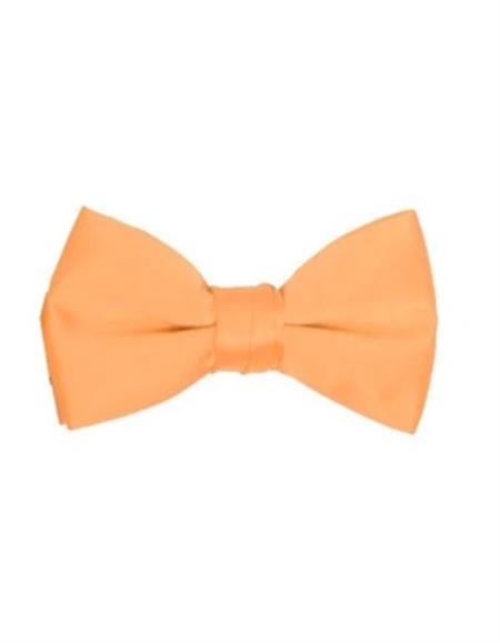 Mens Formal - Wedding Bowtie - Prom 2026 Melon Pre-Tied Bowtie