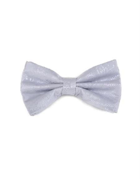 Mens Formal - Wedding Bowtie - Prom 2026 Lilac Paisley Bowtie