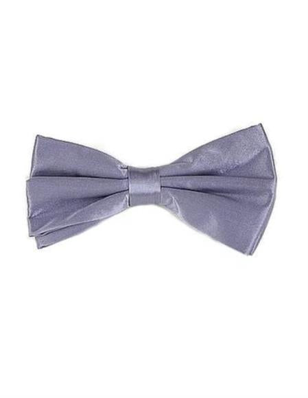 Mens Formal - Wedding Bowtie - Prom 2025 Grey Bowtie