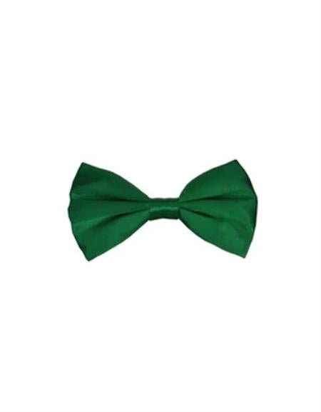 Mens Formal - Wedding Bowtie - Prom 2026 Forest Green Pre-Tied Bowtie