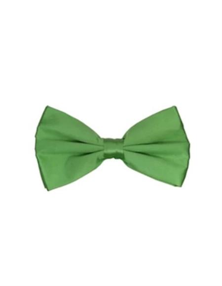 Mens Formal - Wedding Bowtie - Prom 2026 Hunter Green Pre-Tied Bowtie