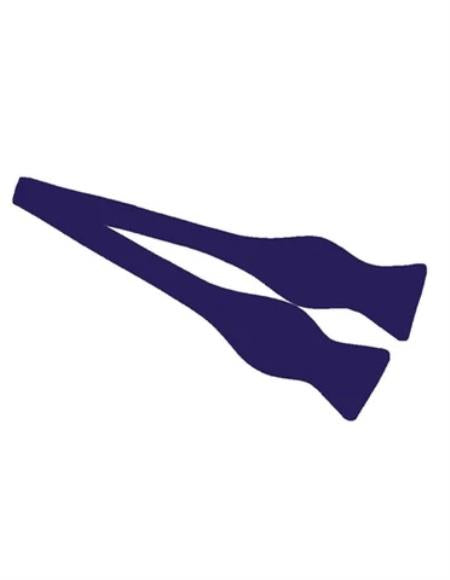 Mens Formal - Wedding Bowtie - Prom 2026 Purple Self-Tie Bowtie