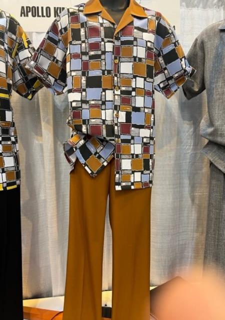 Mens Walking Suit - Casual Shirt and Pants