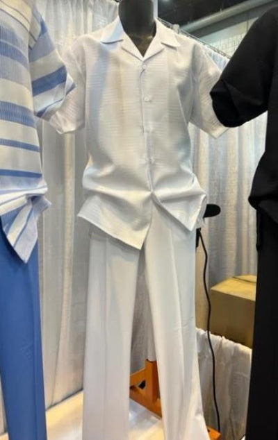 White Suit Pants Men